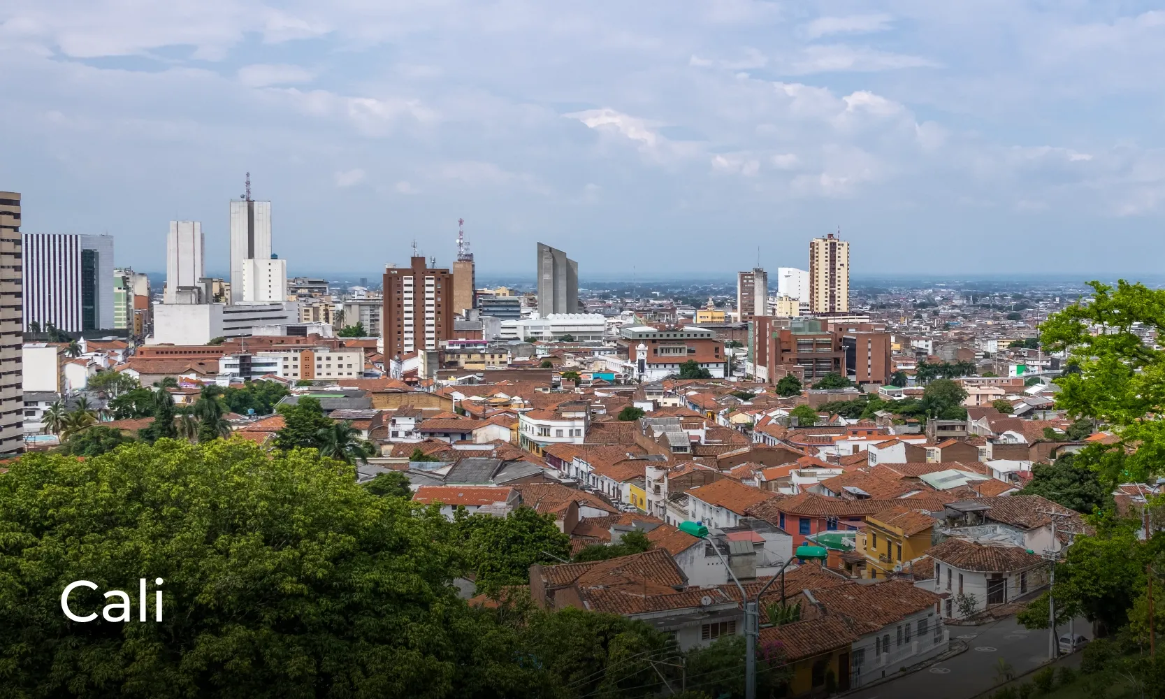 Vista panorámica de Cali, ciudad con vitrina GAC AutoBonn